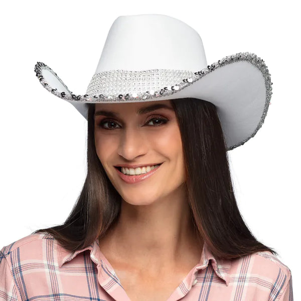 Cowboy hat Spark white