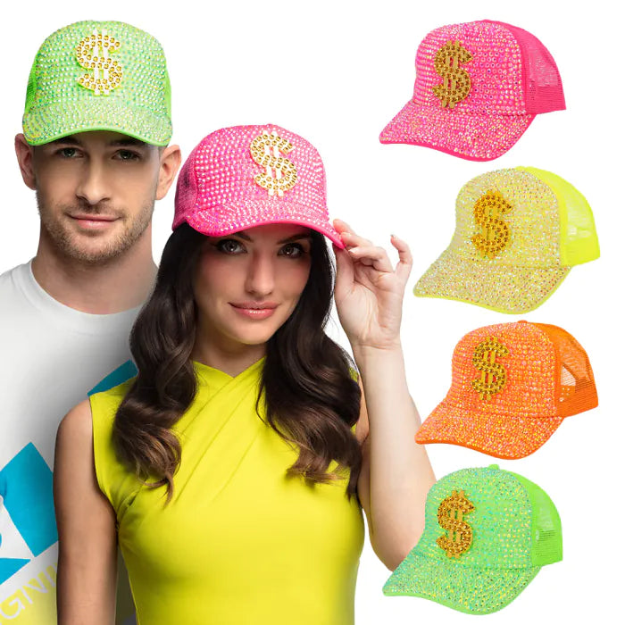 Cap Dollar neon