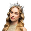 Metal tiara halo crown Saphira
