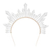 Metal tiara halo crown Saphira