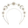 Metal tiara halo crown Calypso