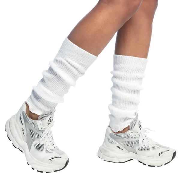 Pair leg warmers Basic white