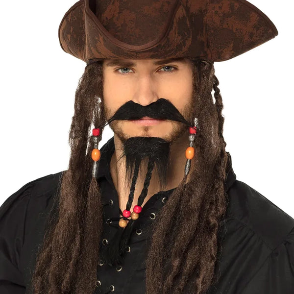 Set facial hair Pirate
