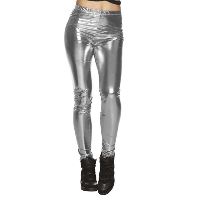 Leggings Glance silver