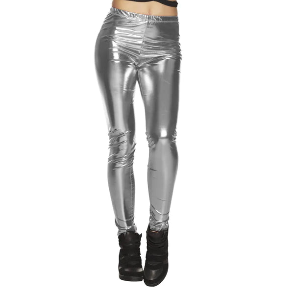 Leggings Glance silver