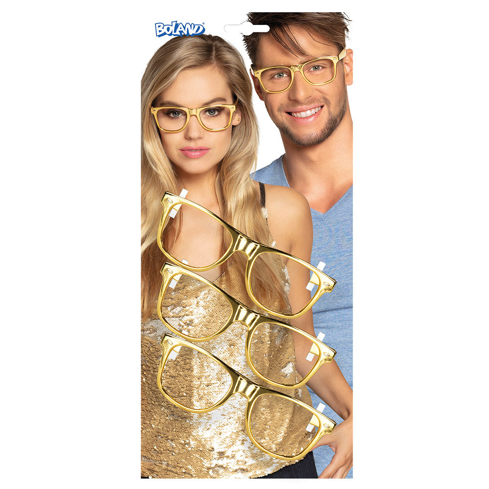 Party glasses gold