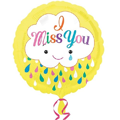 Balloon-I miss you Yellow