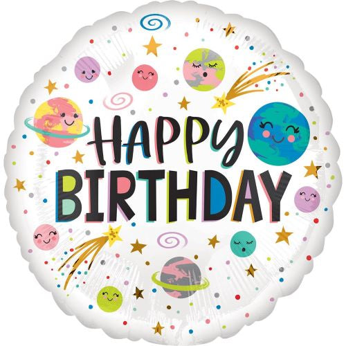 Balloon Happy Birthday Planets