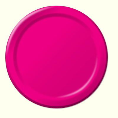 Dessert Plates, Hot Magenta