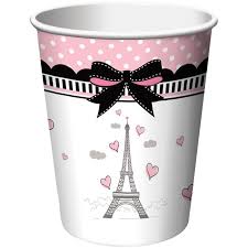 Party in Paris 9 oz Cups