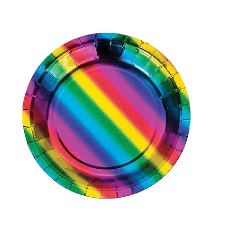 Rainbow foil plates