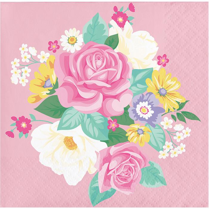 Floral Tea Party Napkins