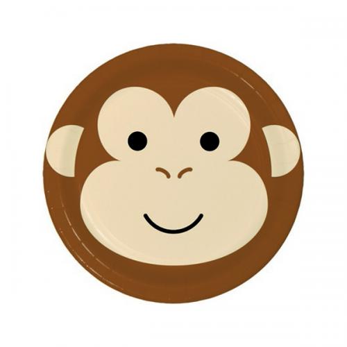 Plate Monkey face