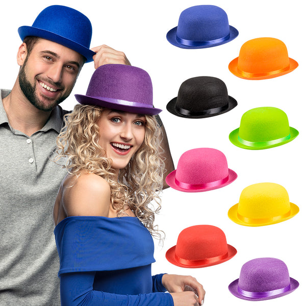 Bowler hat 8 colours ass.
