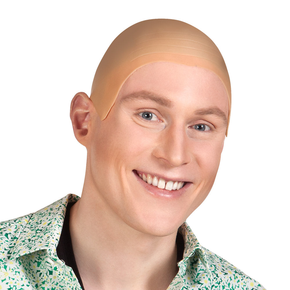 Latex cap Bald head