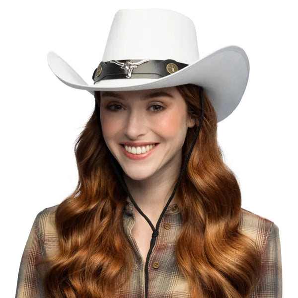Cowboy hat Wyatt white