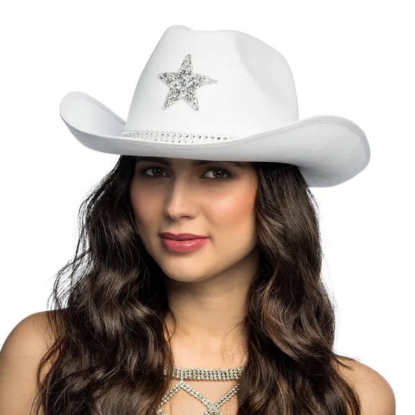 Cowboy hat Taylor white
