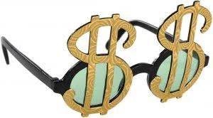 Gold Dollar Sign Funshades