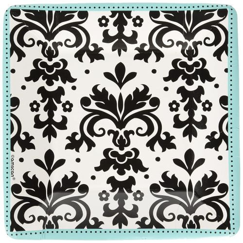 Love Damask Plates