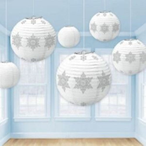 Christmas Paper lantern x 6