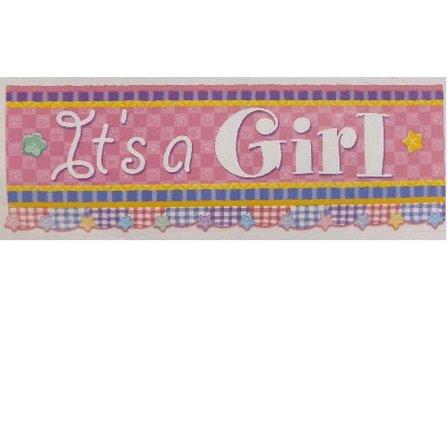 Banner Giant It?s a Girl