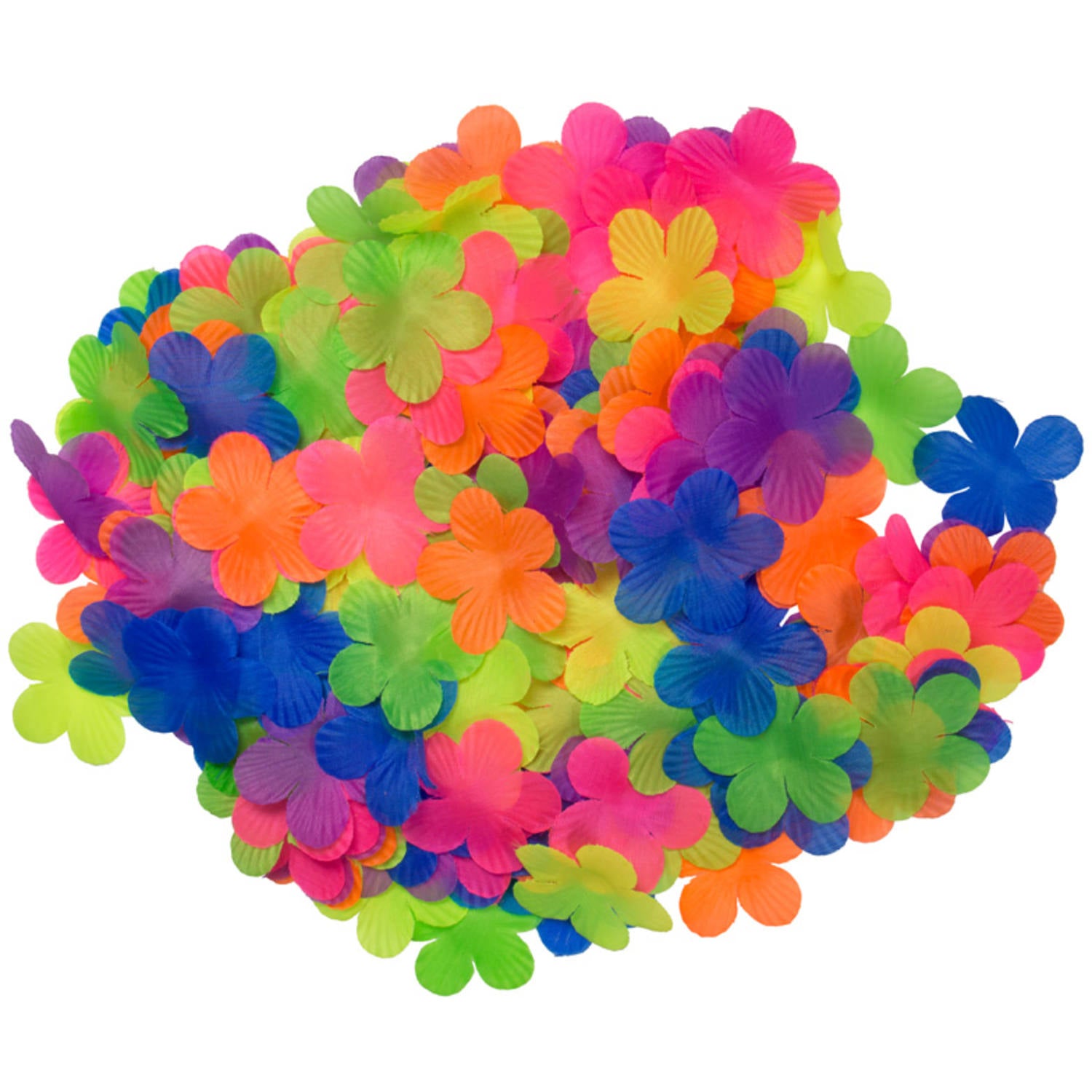Party Confetti Neon Hawaii Flowers - 300 pieces