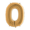 Number 0 - 40"balloon