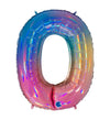 Number 0 - 40"balloon