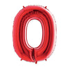 Number 0 - 40"balloon