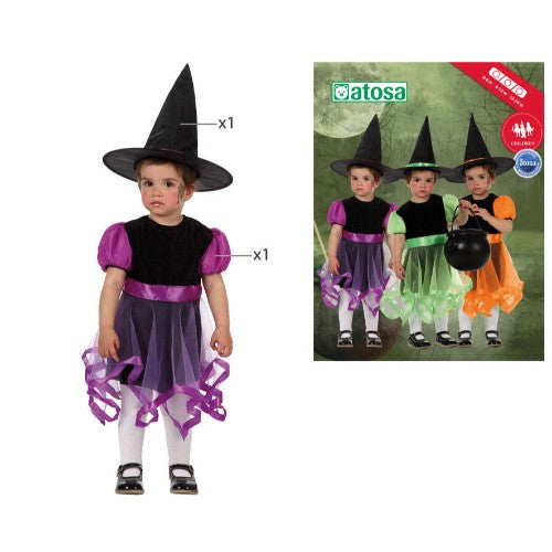COSTUME WITCH 3 ASS. 12-24 MONTHS