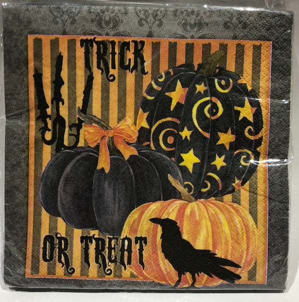 20 Painted Pumpkin Napkins