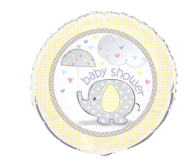 Balloon-Baby Shower Elephant and Umbrella