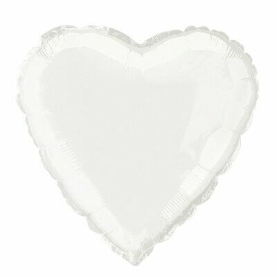 Balloon-White Heart