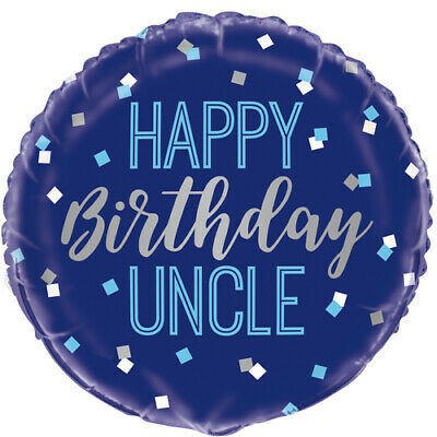 Balloon-Happy Birthday Uncle Blue