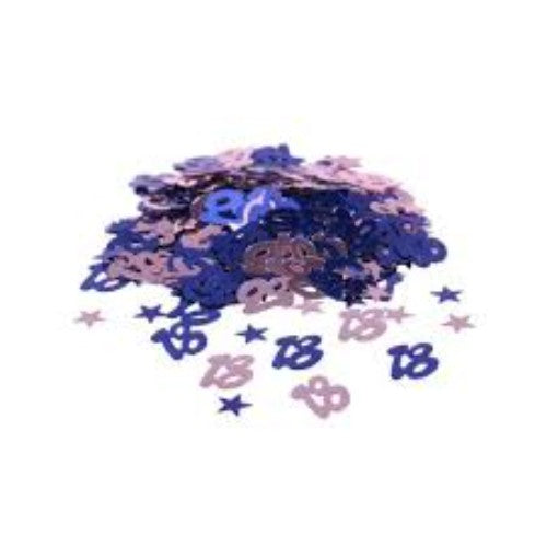 Confetti Age 18 Blue