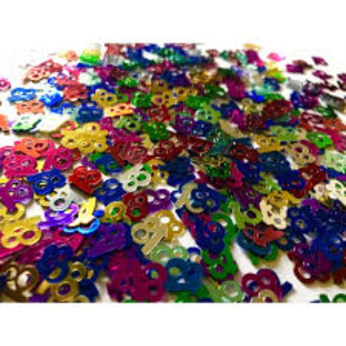 Confetti Age 18 coloured
