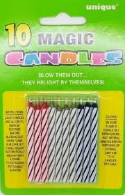 10 unique relighting candles