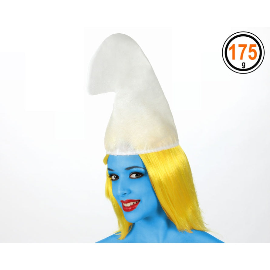 BLONDE WIG WITH GOBLIEN HAT