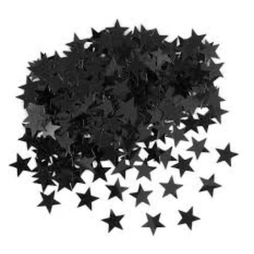 Confetti-Black Stars