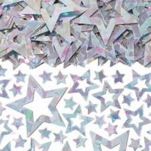 Confetti-Silver stars