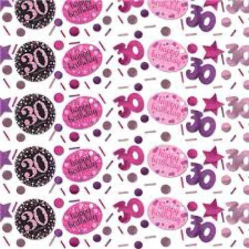 Confetti-Age 30 Pink