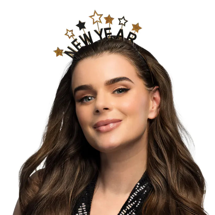 Metal tiara 'New year'