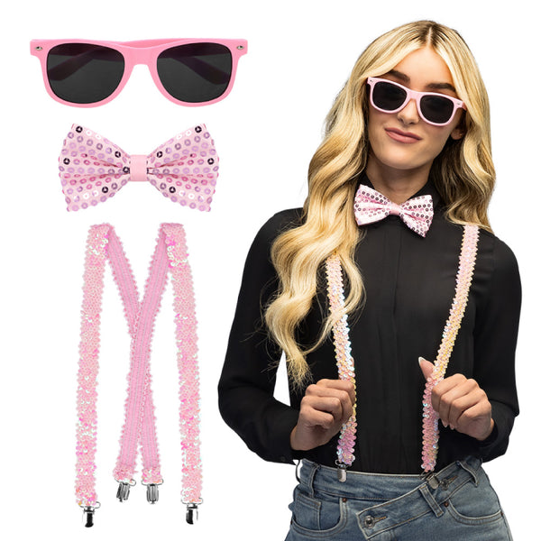 Set Sequins light pink