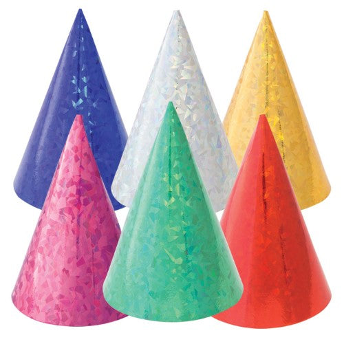 Party Hats Holographic Assorted