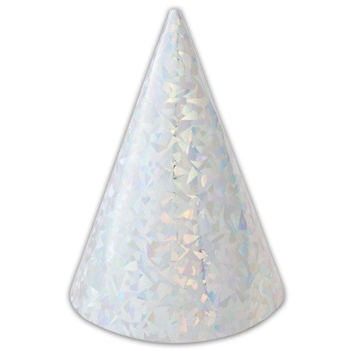 Party hats Olografici Silver
