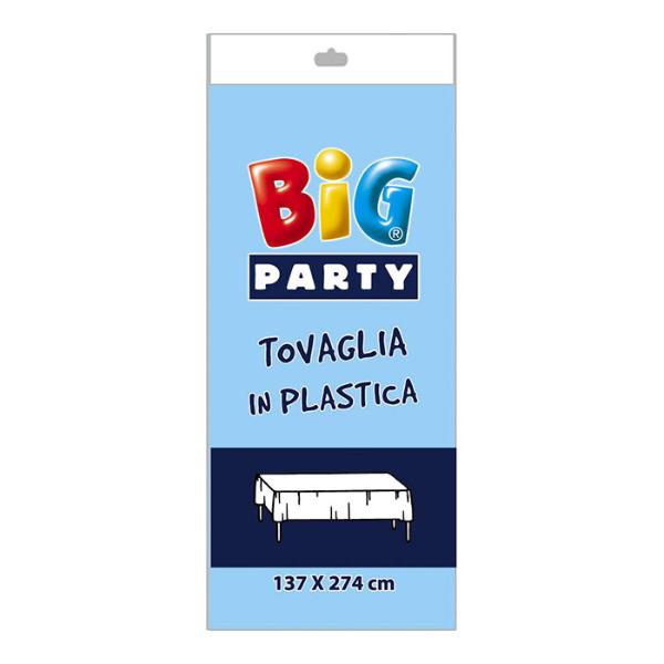 Plastic Table Cover Baby Blue