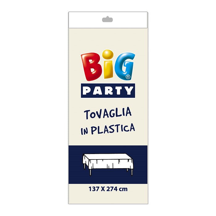 Table cover plastic Ivory