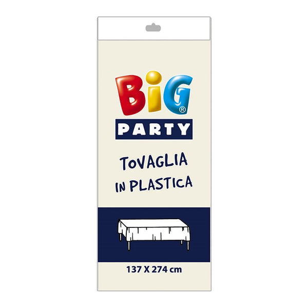 Table cover plastic Ivory