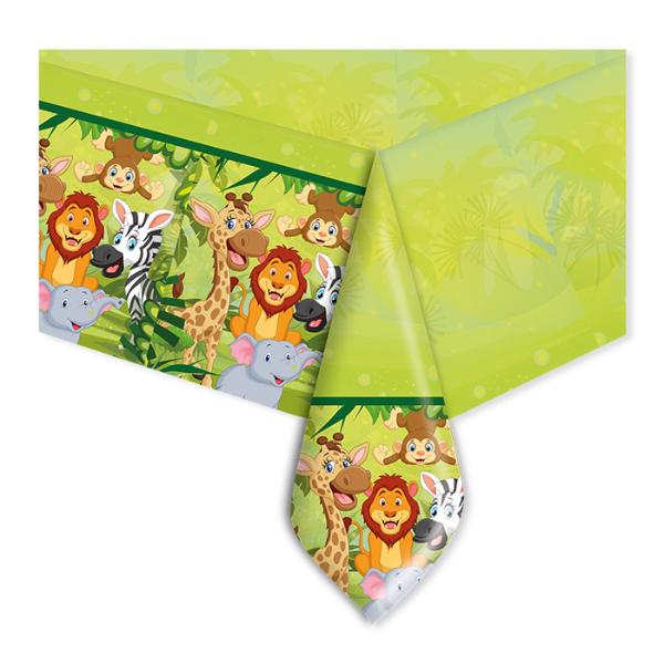 Table cover, plastic  Jungle