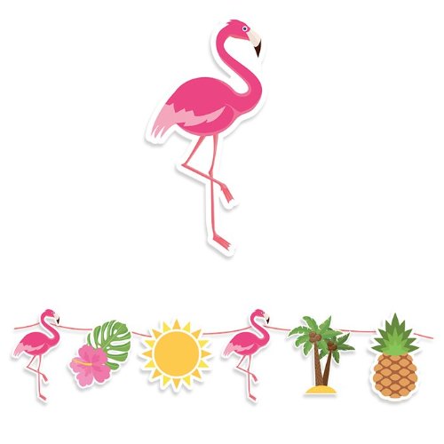 Banner Kit Maxi Flamingo Party